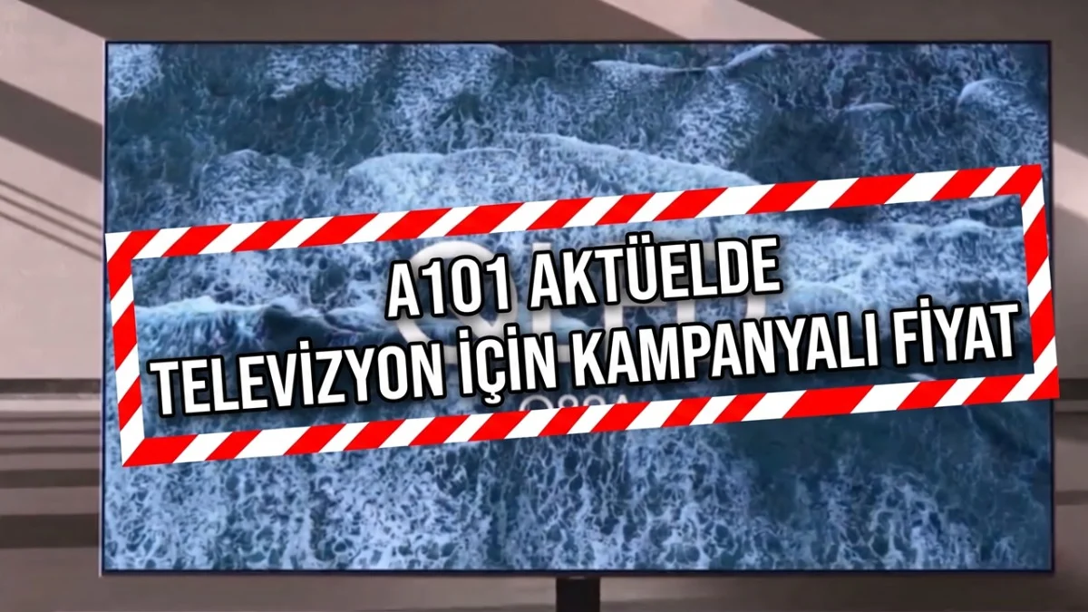 A101 Aktüelde Çeyiz Fırsatı! Televizyonda İndirim Yapıldı - Gündem Haberleri