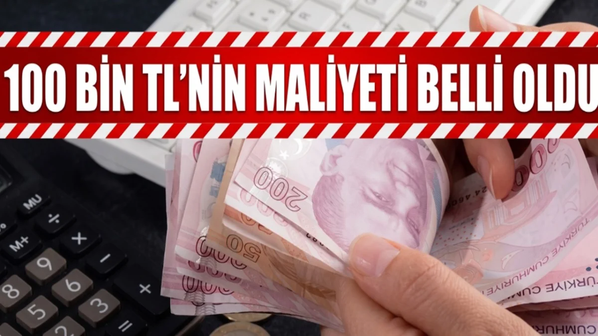 Bankadan Yeni Faiz Tablosu! 100 Bin TL 12 Aydaki Maliyeti Ortaya Çıktı