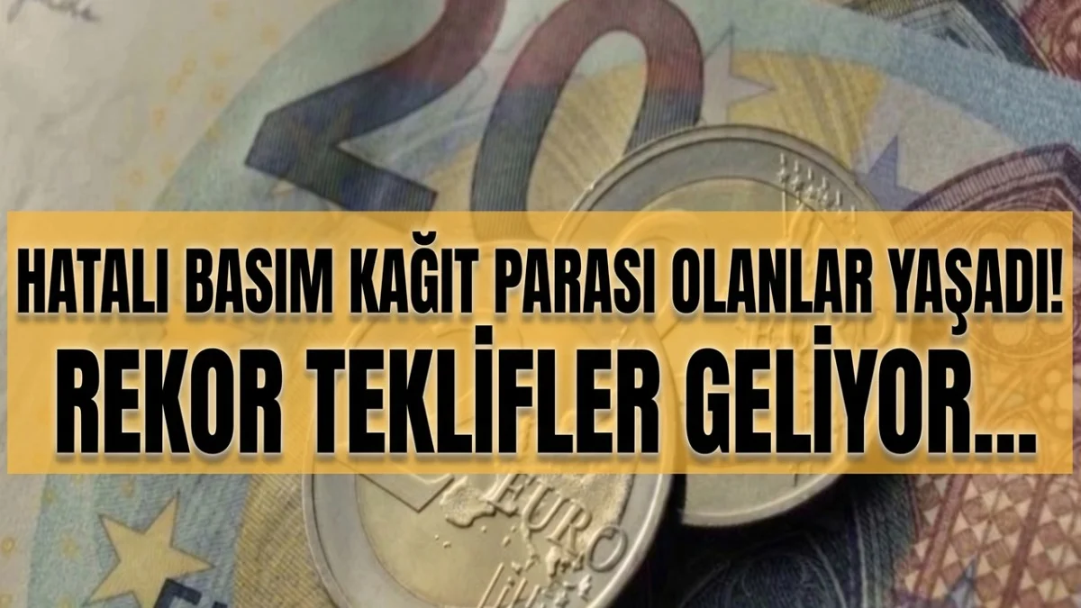Darphane Hatalı Parası Olana Müjde! Koleksiyonerler Milyonlarca TL Ödüyor! - Ekonomi Haberleri
