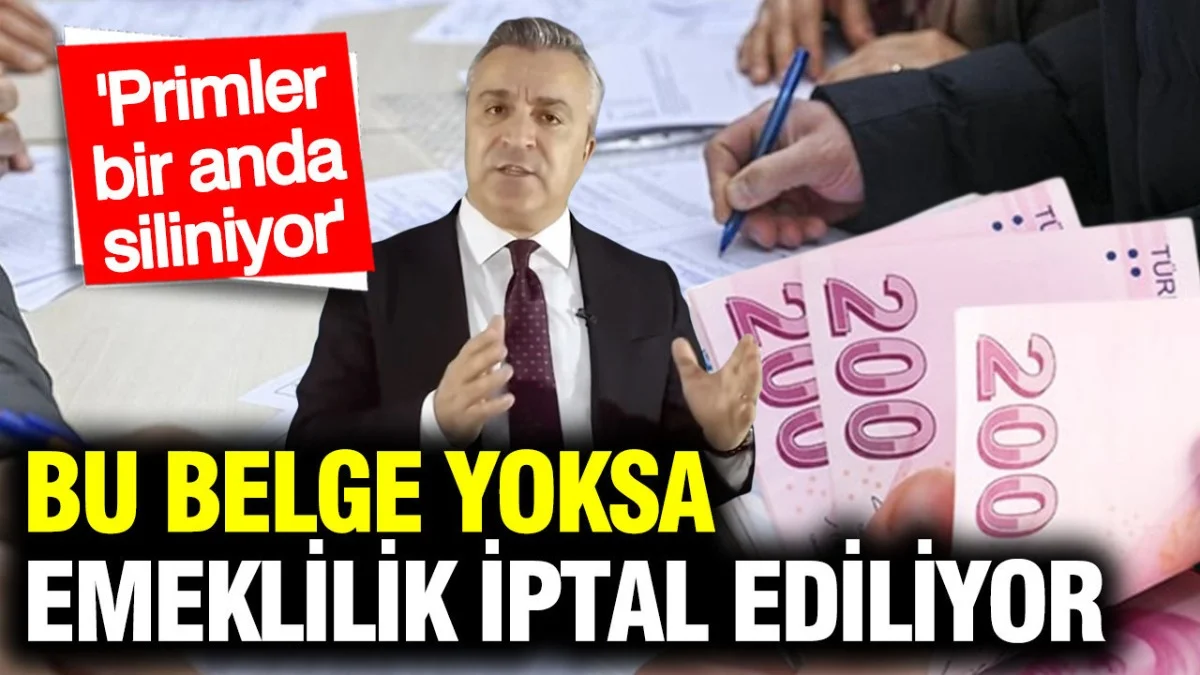 Eksik Evrak Uyarısı! Bu Detay Emeklilik Sürecini Sekteye Uğratabilir