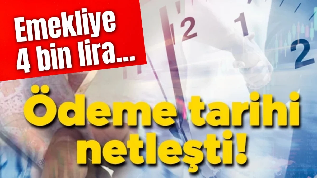 Emekliler İçin Ödeme Takvimi Netleşiyor! 4 Bin TL İkramiye Detayı