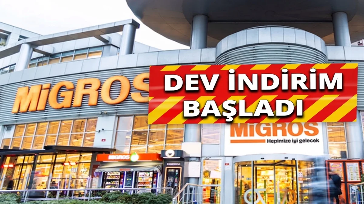 Migros Ürünlerine Büyük İlgi! Markette %40 İndirim Geldi