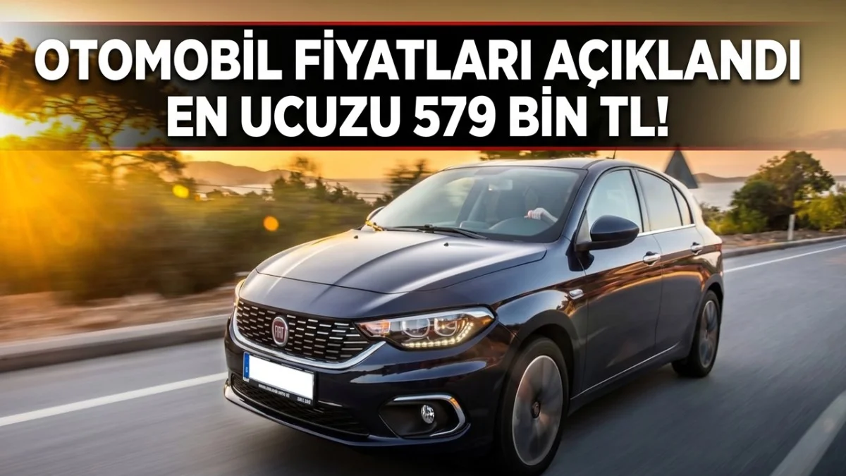 Otomobil Fiyatları Güncellendi: 579.900 TL'den Başlıyor - Ekonomi Haberleri
